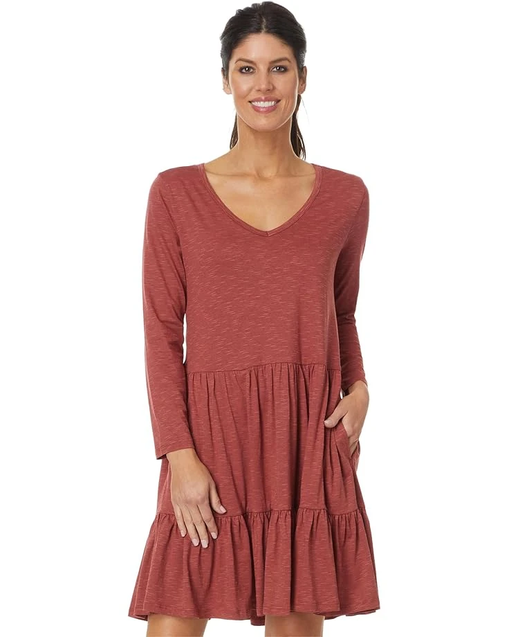 Toad&Co Marley Tiered Long Sleeve Dress | Dresses - Image 7