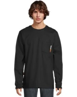 Timberland PRO FR Cotton Core Long-Sleeve Pocket T-Shirt | Shirts & Tops