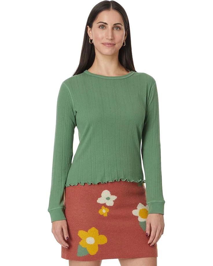 Toad&Co Foothill Pointelle Long Sleeve Crew II | Shirts & Tops