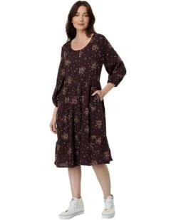 Toad&Co Manzana Tiered Long Sleeve Dress | Dresses