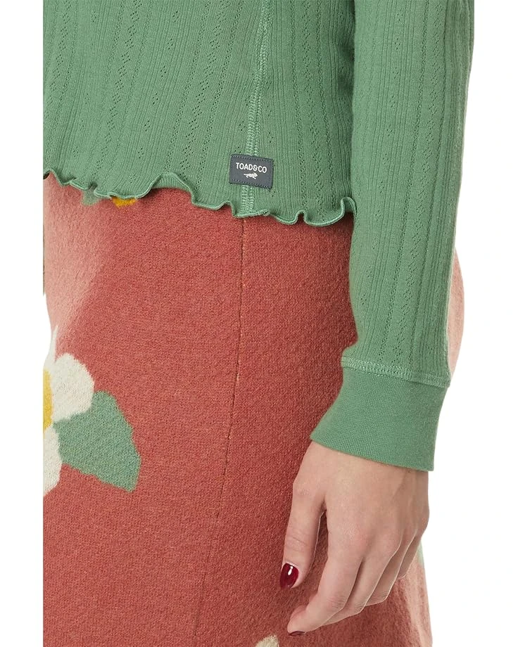 Toad&Co Foothill Pointelle Long Sleeve Crew II | Shirts & Tops - Image 3